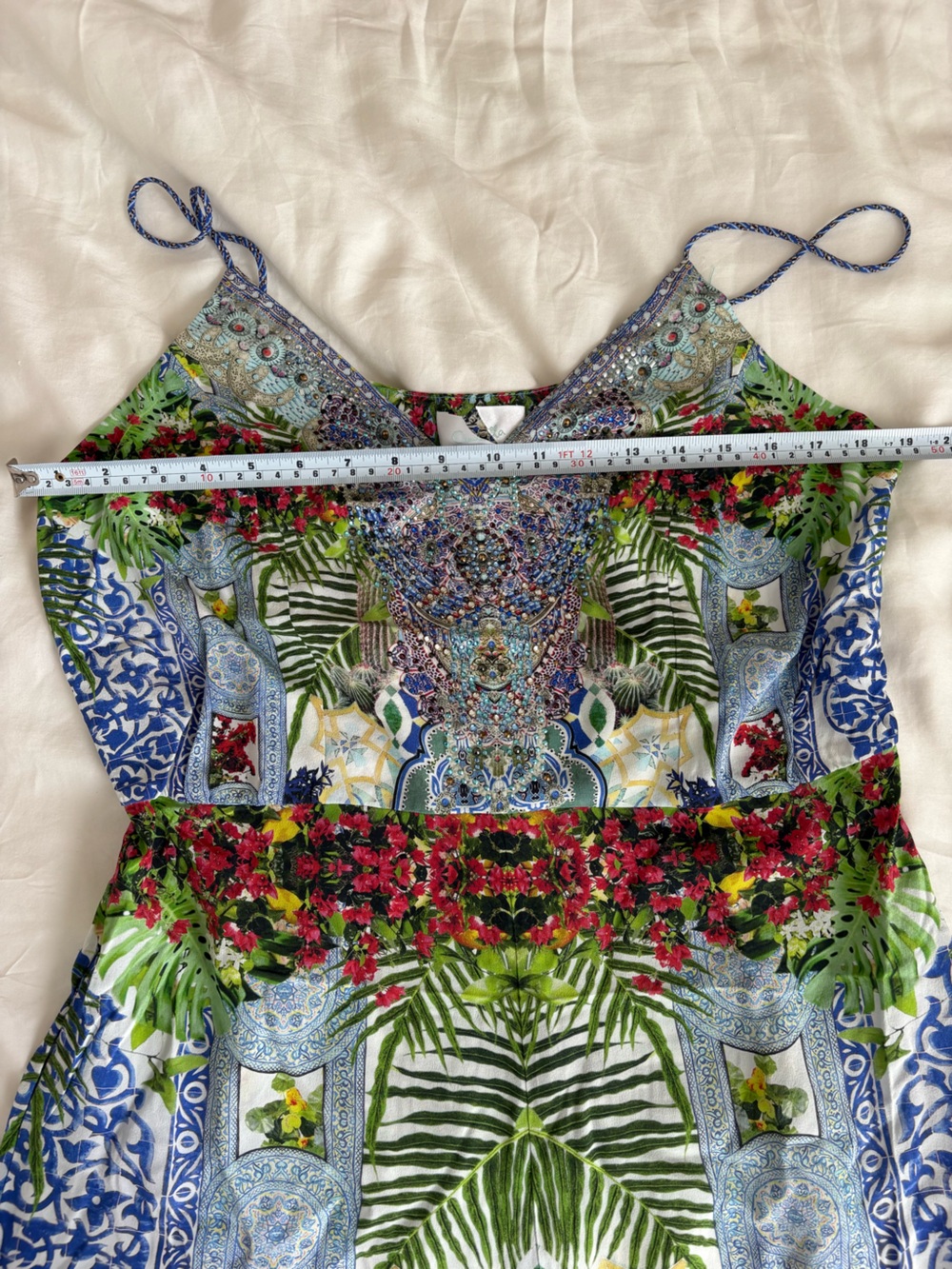 NWOT Camilla My Majorelle Wide Leg Jumpsuit 16 XL - Picture 8 of 16